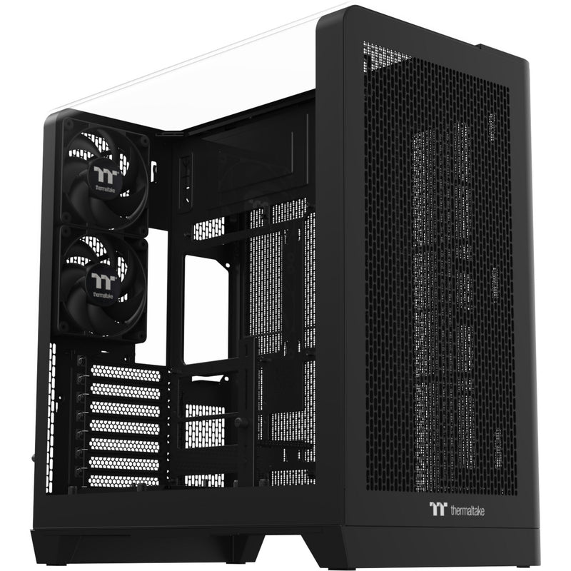 Load image into Gallery viewer, Thermaltake view 390 air midi tower behuizing (zwart | 2x usb-a | 1x usb-c | tempered glass)