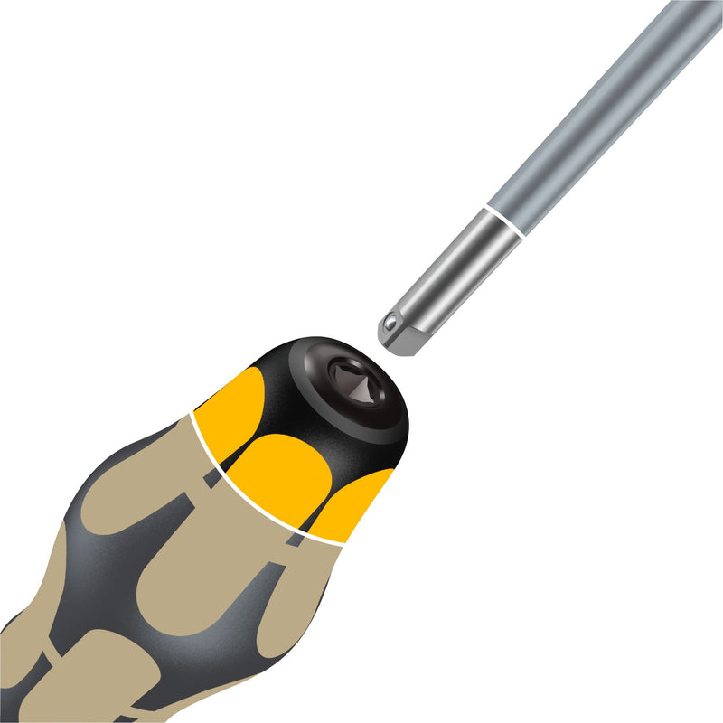 Load image into Gallery viewer, Wera 932 s 6 schroevendraaierset kraftform + houder (zwart geel, 6‑delig)