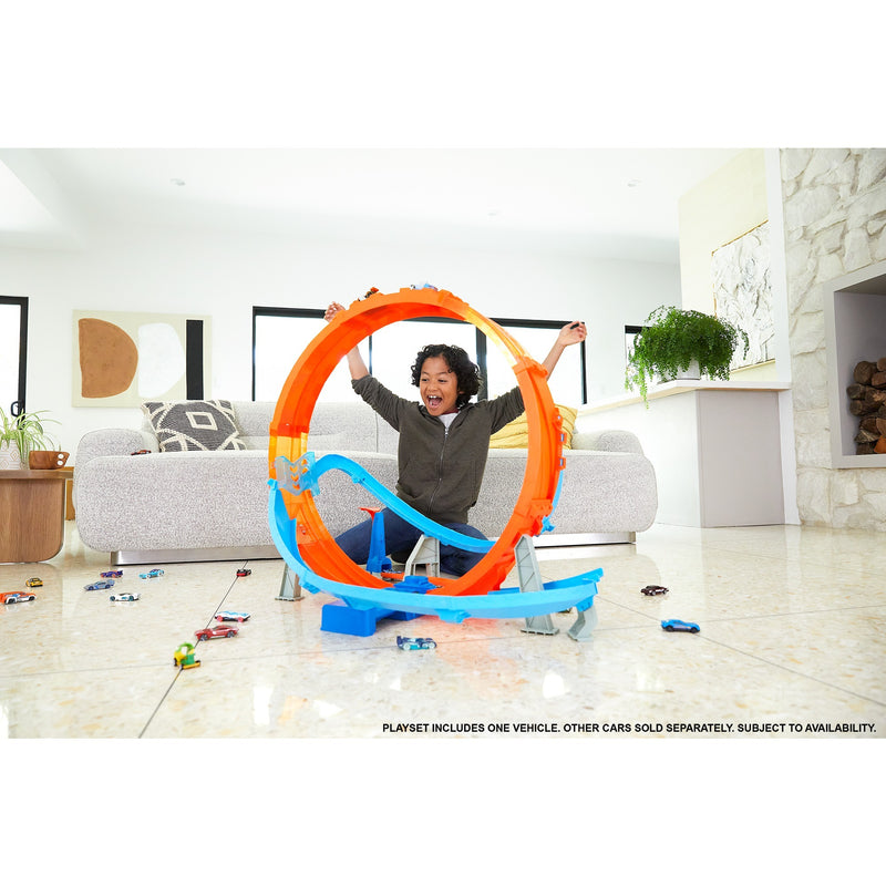 Load image into Gallery viewer, Hot wheels massive loop mayhem track set racebaan