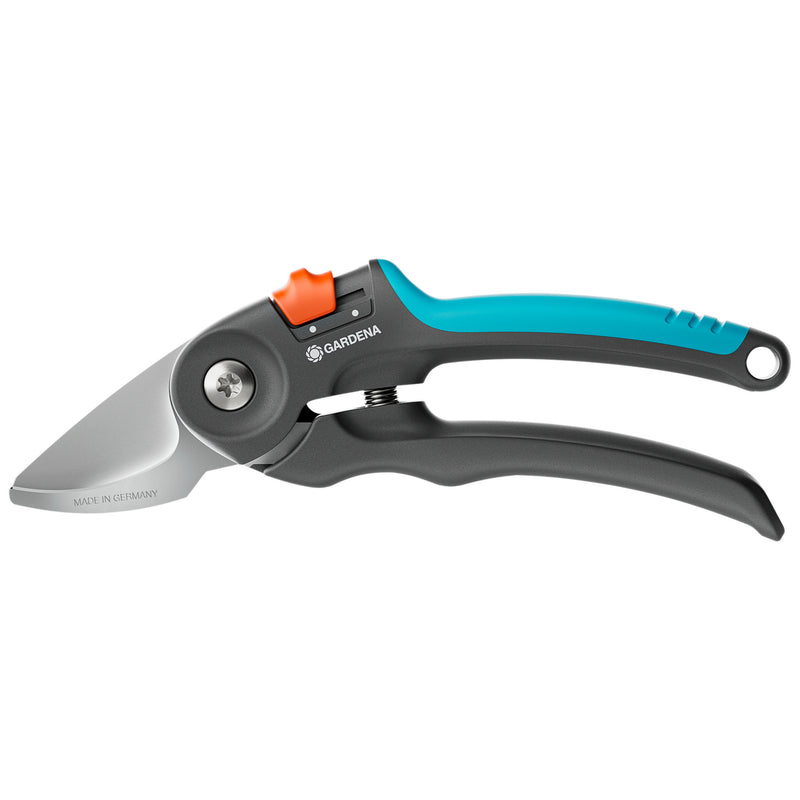 Load image into Gallery viewer, Gardena snoeischaar premiumcut voor vers hout met bypass-snede (grijs turquoise, 22 mm snoeidiameter)