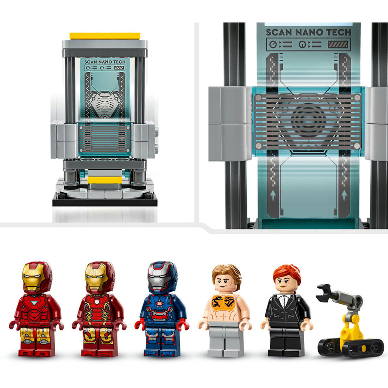 Load image into Gallery viewer, Lego marvel 76315 iron mans laboratorium harnasruimte