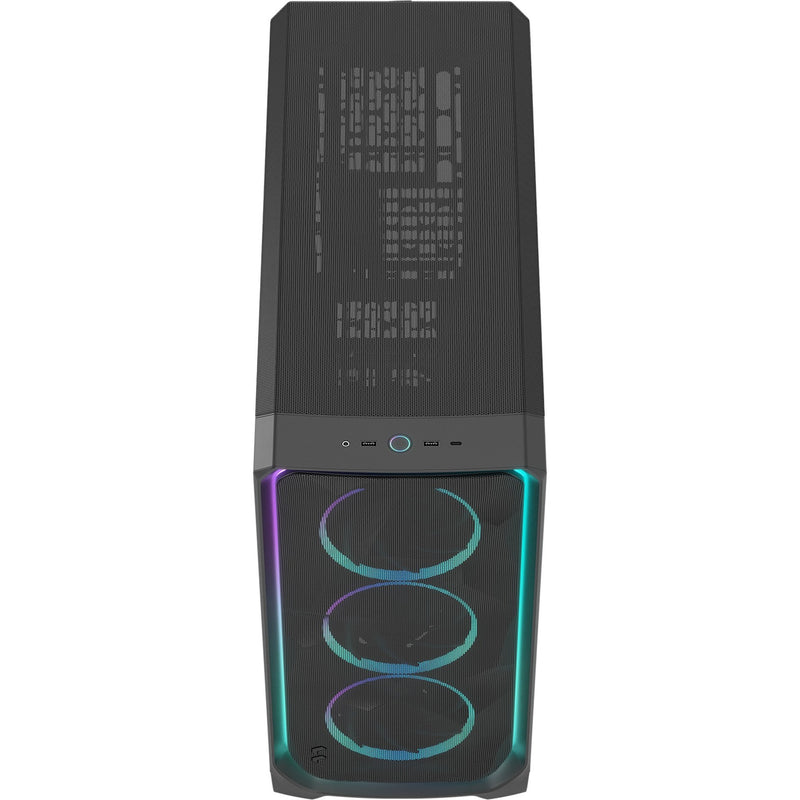 Cargue la imagen en el visor de la galería, Fractal design meshify 3 xl ambience pro rgb big tower behuizing (zwart | 2x usb-a | 1x usb-c | rgb | tempered glass)