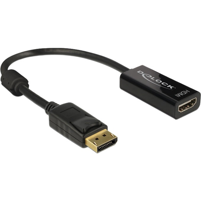 Load image into Gallery viewer, Delock displayport 1.2 > hdmi adapter (zwart, 0,2 meter, 4k)