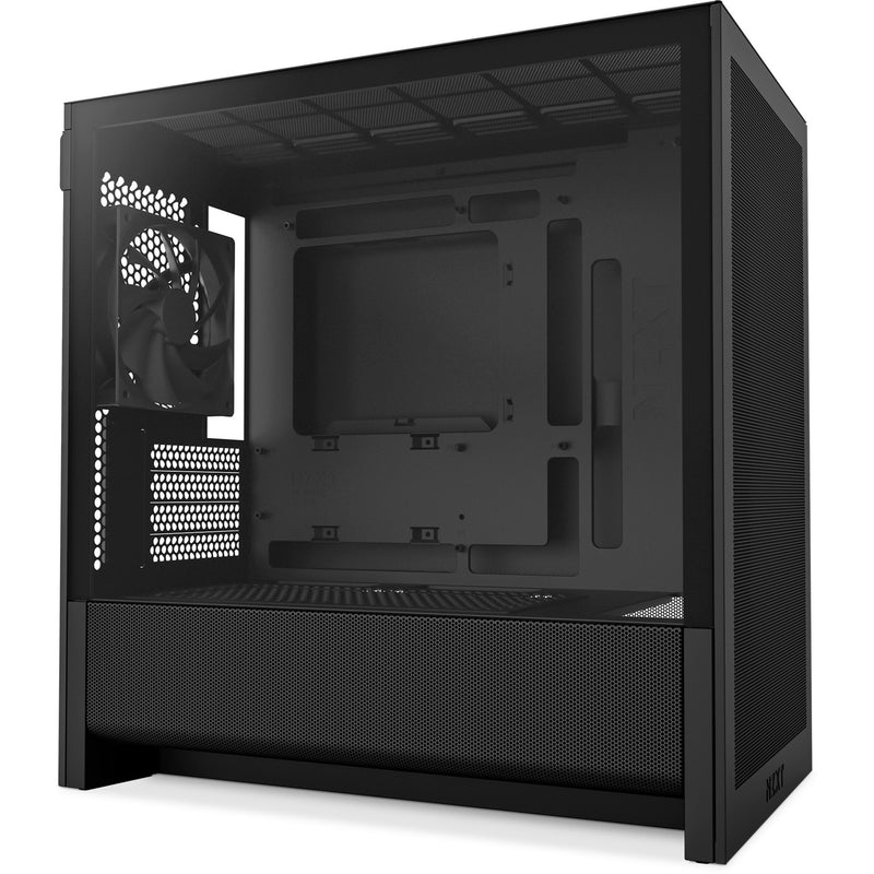 Load image into Gallery viewer, Nzxt h3 flow midi tower behuizing (zwart (mat) | 1x usb-a | 1x usb-c | tempered glass)