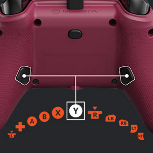 Afbeelding laden in galerijviewer, Powera advantage plus bedrade controller voor xbox series x|s - robijn (donkerrood, xbox series x|s, xbox one, pc)
