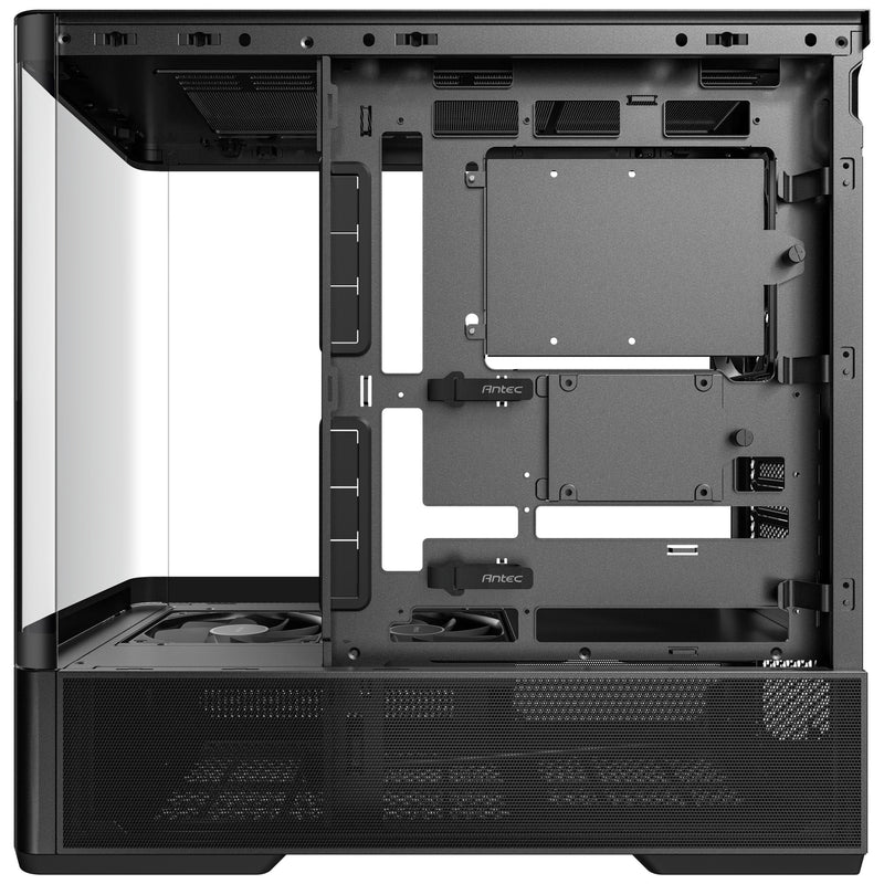 ギャラリービューアに画像をロードする, Antec c6 curve air midi tower behuizing (zwart | 2x usb-a | 1x usb-c | tempered glass)
