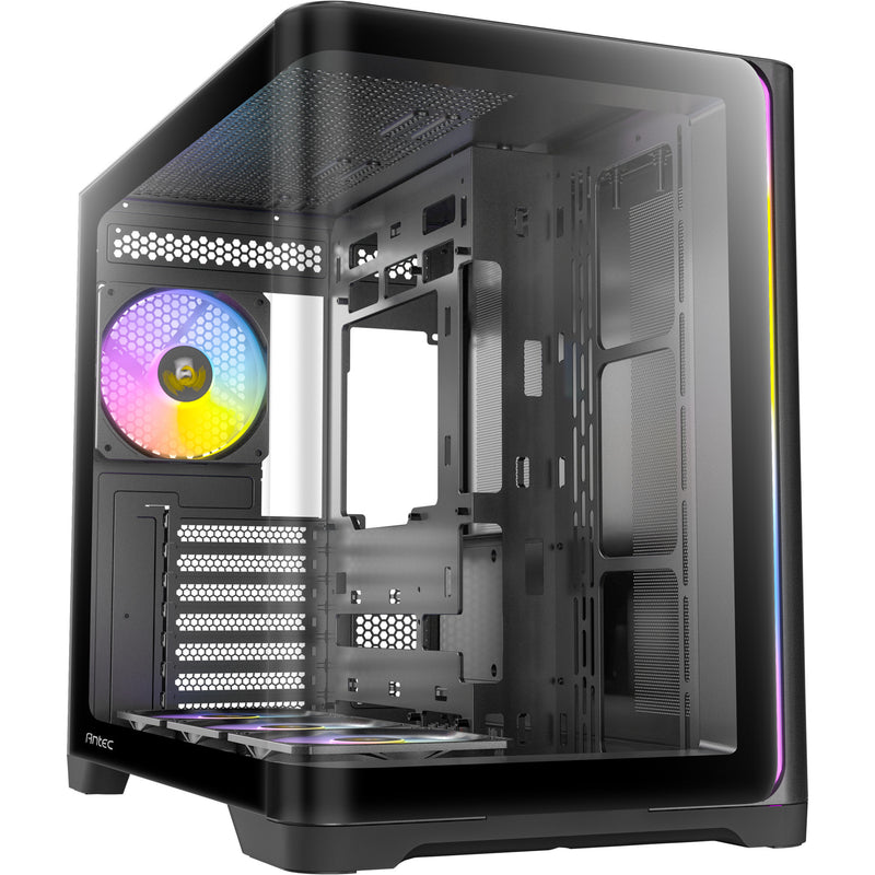 Load image into Gallery viewer, Antec c5 curve argb midi tower behuizing (zwart | 2x usb-a | 1x usb-c | tempered glass)