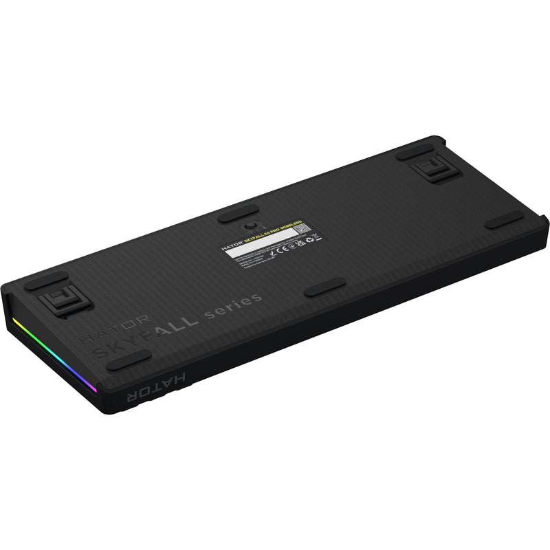 ギャラリービューアに画像をロードする, Hator skyfall pro wireless rgb mechanisch gaming toetsenbord (zwart, us lay-out (qwerty), hator aurum vanilla silent, 65%, rgb, double-shot pbt, hot-swap, 2.4ghz | bluetooth | usb-c)