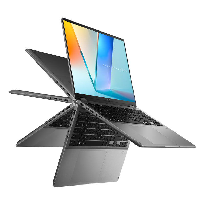 Afbeelding laden in galerijviewer, Asus vivobook 16 flip tp3607sa-si099w 16 copilot+ 2-in-1 laptop (grijs | core ultra 7 258v | arc graphics | 32 gb | 1 tb ssd | touch)