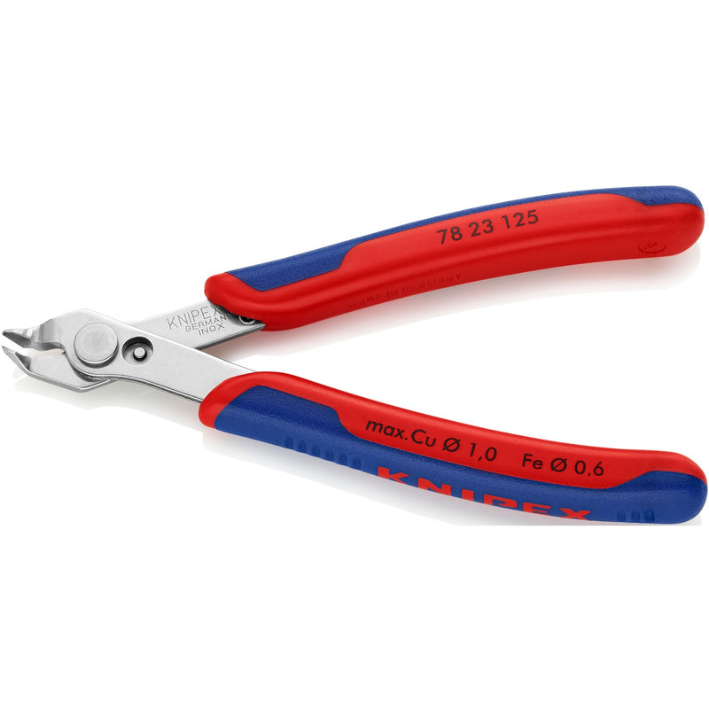 Load image into Gallery viewer, Knipex electronic super knips 78 23 125 elektronica-tang (rood blauw)