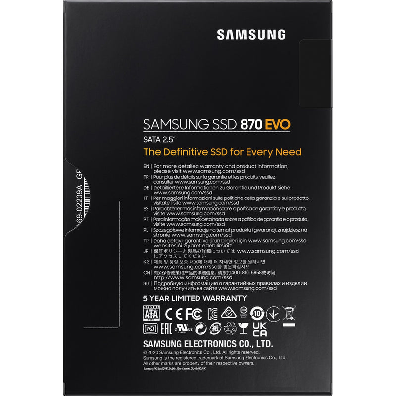 Chargez l'image dans la visionneuse de la galerie, Samsung 870 evo 2 tb ssd (mz-77e2t0b eu, sata 600)