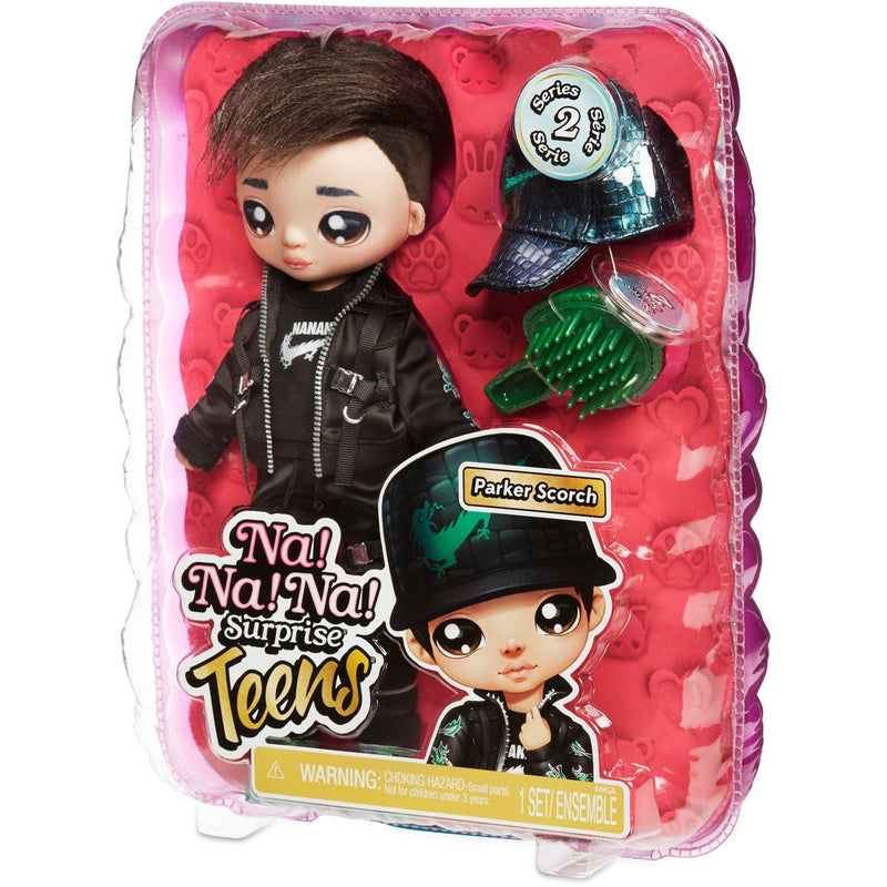 Chargez l'image dans la visionneuse de la galerie, Mga entertainment na! na! na! surprise teens fashion doll - parker scorch (dragon boy) pop