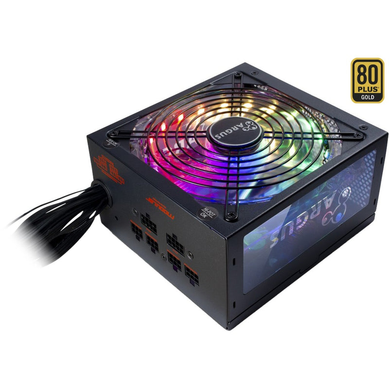 Load image into Gallery viewer, Inter-tech argus rgb-650w cm ii modulaire 650 watt voeding (zwart, 2x pcie)