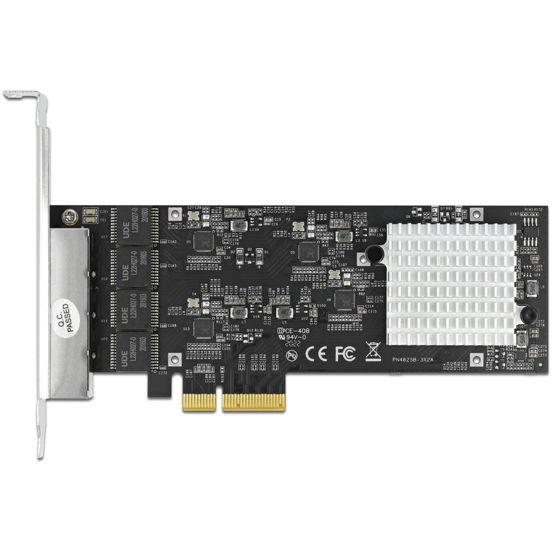 Chargez l'image dans la visionneuse de la galerie, Delock pci express x4 naar 4 x rj45 2,5 gbe netwerkadapter