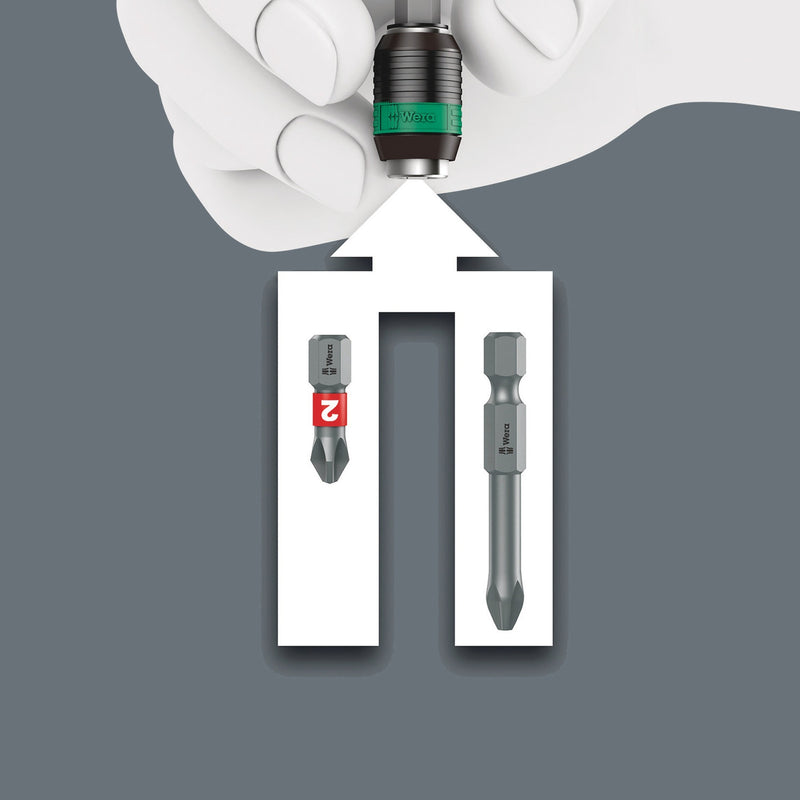 Load image into Gallery viewer, Wera kraftform kompakt 40 bitset (zwart groen, 7-delig)