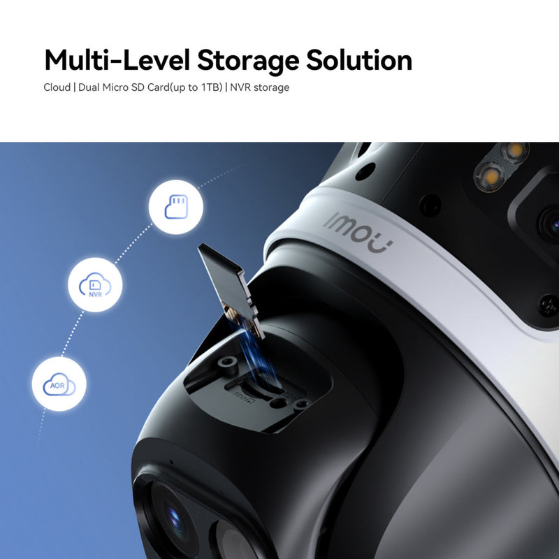 Afbeelding laden in galerijviewer, Imou cruiser pano z quadruple-lens zoom camera (wit, 4mp+4mp+5mpx2, poe)