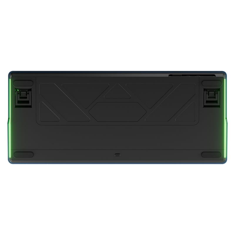 Load image into Gallery viewer, Ducky ok-m-75 rgb mechanisch toetsenbord (zwart, us lay-out (qwerty), ktt linear, 75%, rgb, hot-swap, pbt, 2.4 ghz | bluetooth | usb-c)