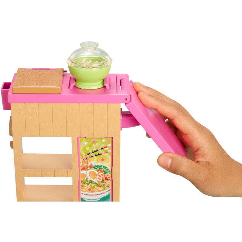 Load image into Gallery viewer, Barbie noodle bar speelset en pop