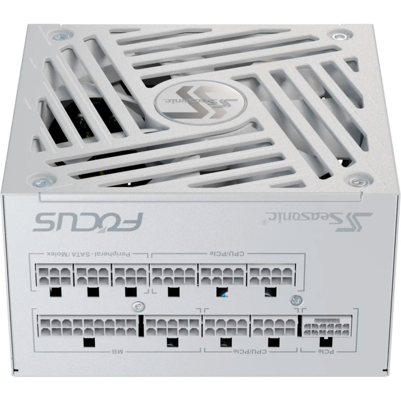 Load image into Gallery viewer, Seasonic focus-gx-850-v4 atx3.0 modulaire 850 watt voeding (wit, 1x 12vhpwr, 3x pcie)