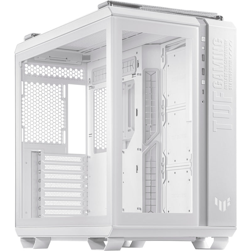Load image into Gallery viewer, Asus tuf gaming gt502 midi tower behuizing (wit | 2x usb-a | 1x usb-c | tempered glass)