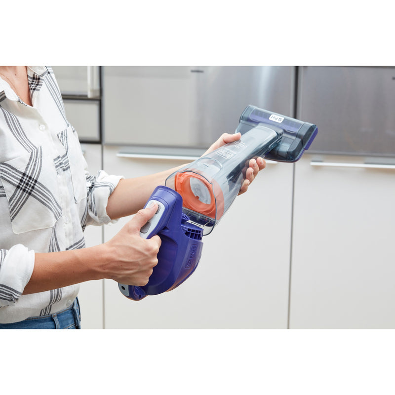 Afbeelding laden in galerijviewer, Black+decker dvb315jp 12v 1.5ah pet kruimeldief met dierenborstel handstofzuiger