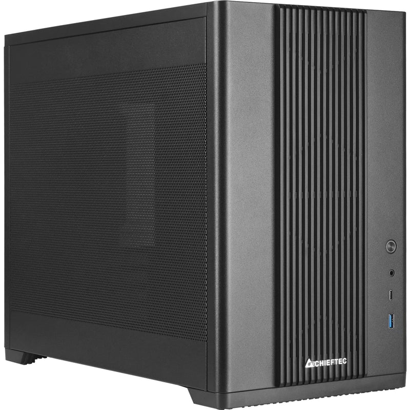 Chargez l'image dans la visionneuse de la galerie, Chieftec bx-mesh mini tower behuizing (zwart | 1x usb-a | 1x usb-c | tempered glass)
