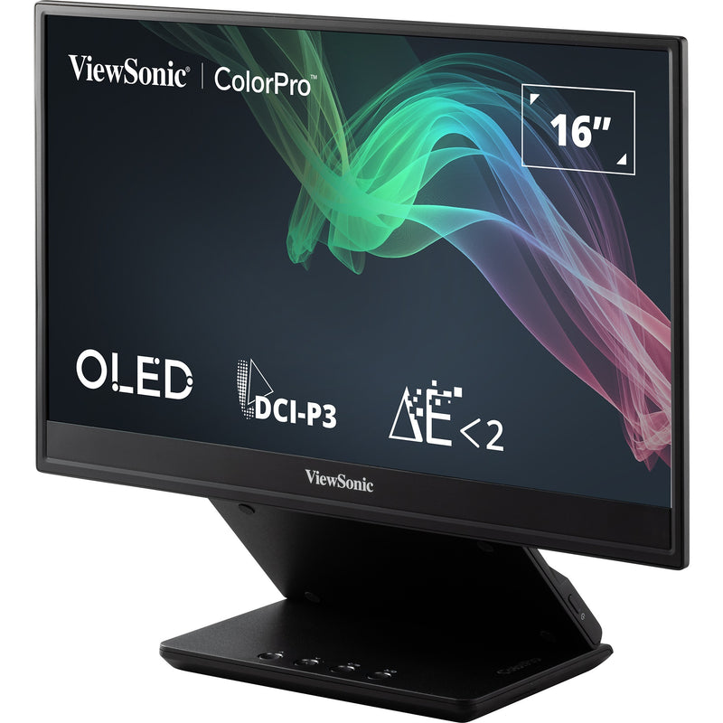 Afbeelding laden in galerijviewer, Viewsonic vp16-oled 16 monitor (zwart (mat), 1x micro-hdmi, usb-c, sound)
