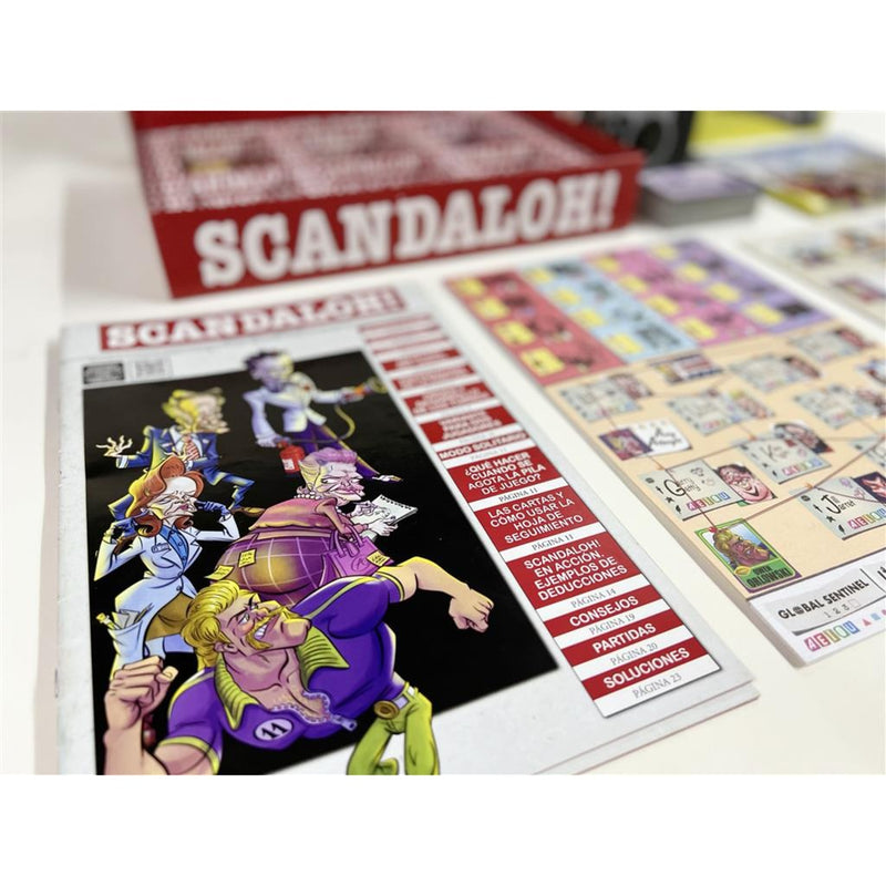 ギャラリービューアに画像をロードする, European player network scandaloh! bordspel (engels, 1 - 6 spelers, 15 minuten, vanaf 12 jaar)