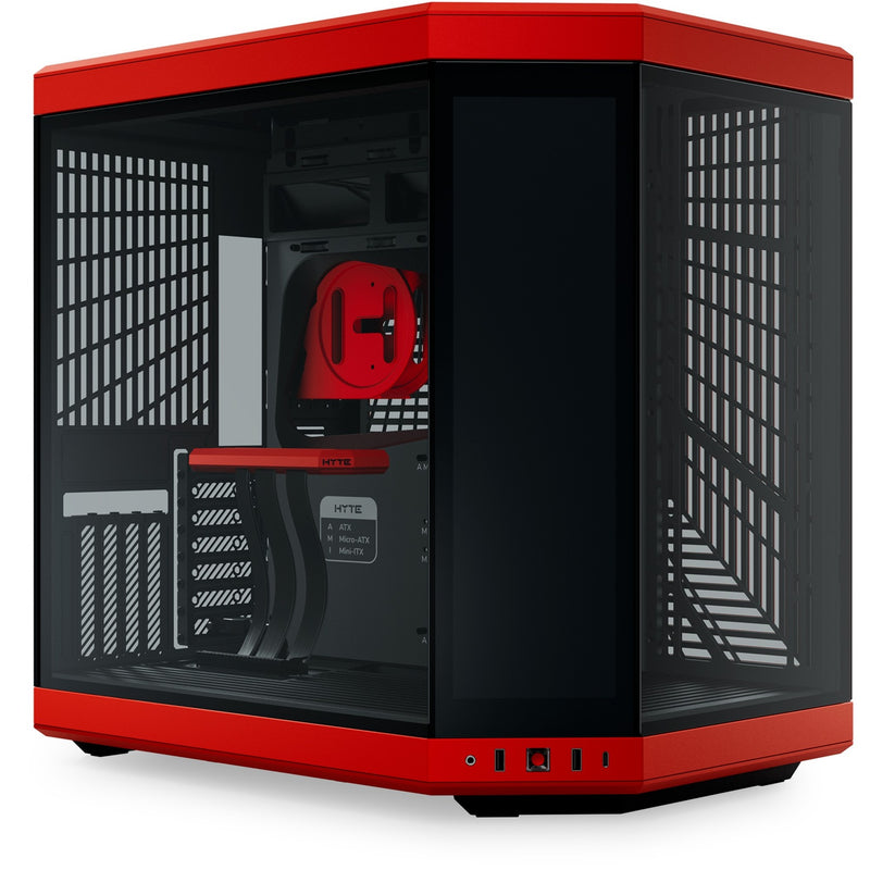 Load image into Gallery viewer, Hyte y70 touch infinite midi tower behuizing (zwart | 2x usb-a | 1x usb-c | tempered glass)