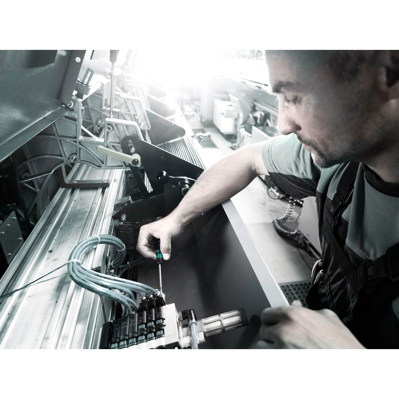 Load image into Gallery viewer, Wera 2067 6 elektronica torx bo schroevendraaierset + rek (zwart groen, 6-delig)
