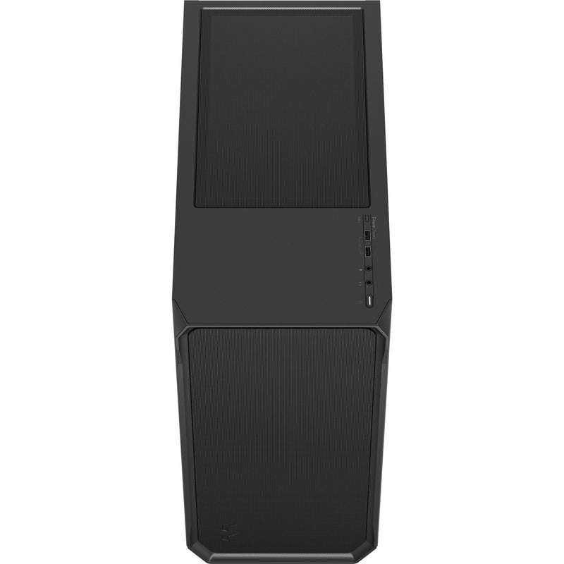 Load image into Gallery viewer, Fractal design focus 2 black solid midi tower behuizing (zwart | 2x usb-a)