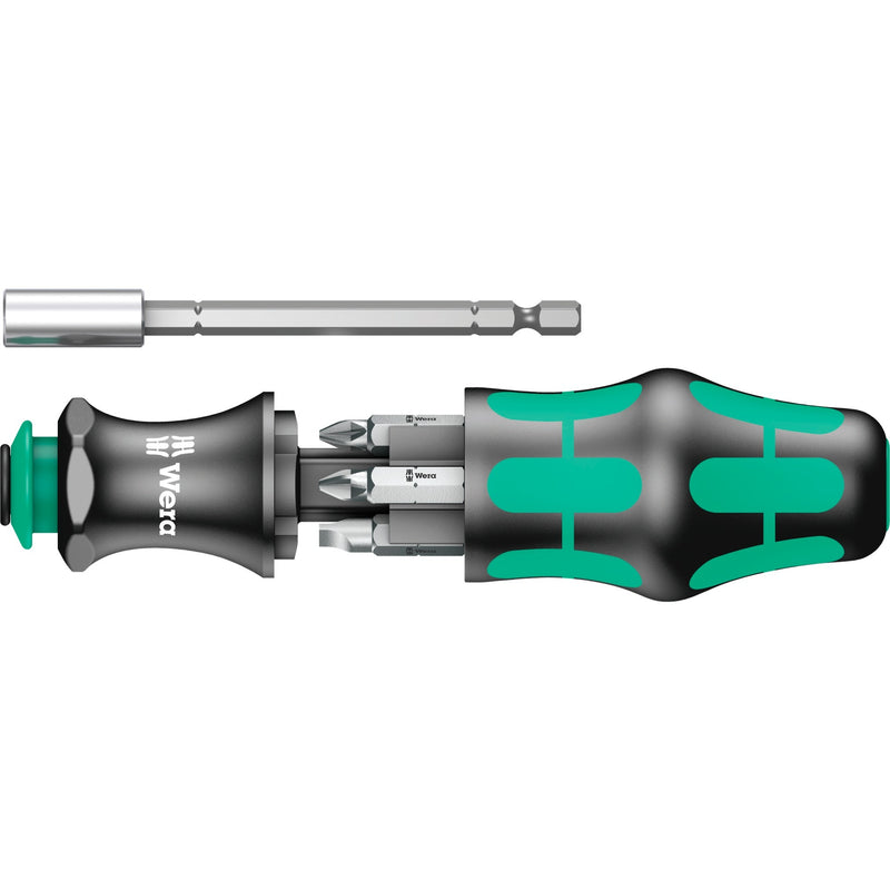Load image into Gallery viewer, Wera kraftform kompakt 28 met etui dopsleutel (zwart groen, 6-delig)