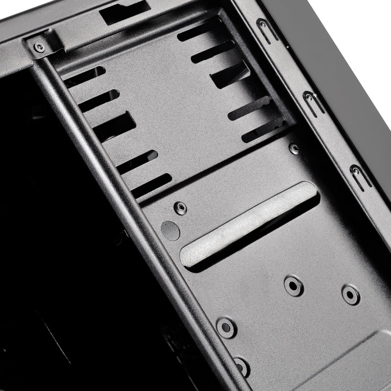Load image into Gallery viewer, Silverstone sst-ps13b midi tower behuizing (zwart | 2x usb-a)