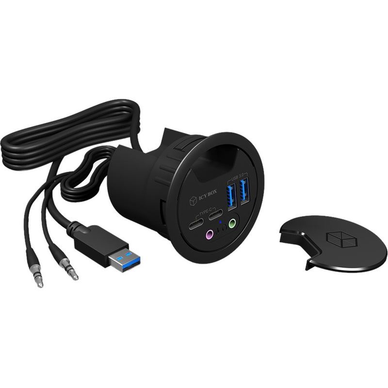 Load image into Gallery viewer, Icy box ib-hub1403b usb-hub