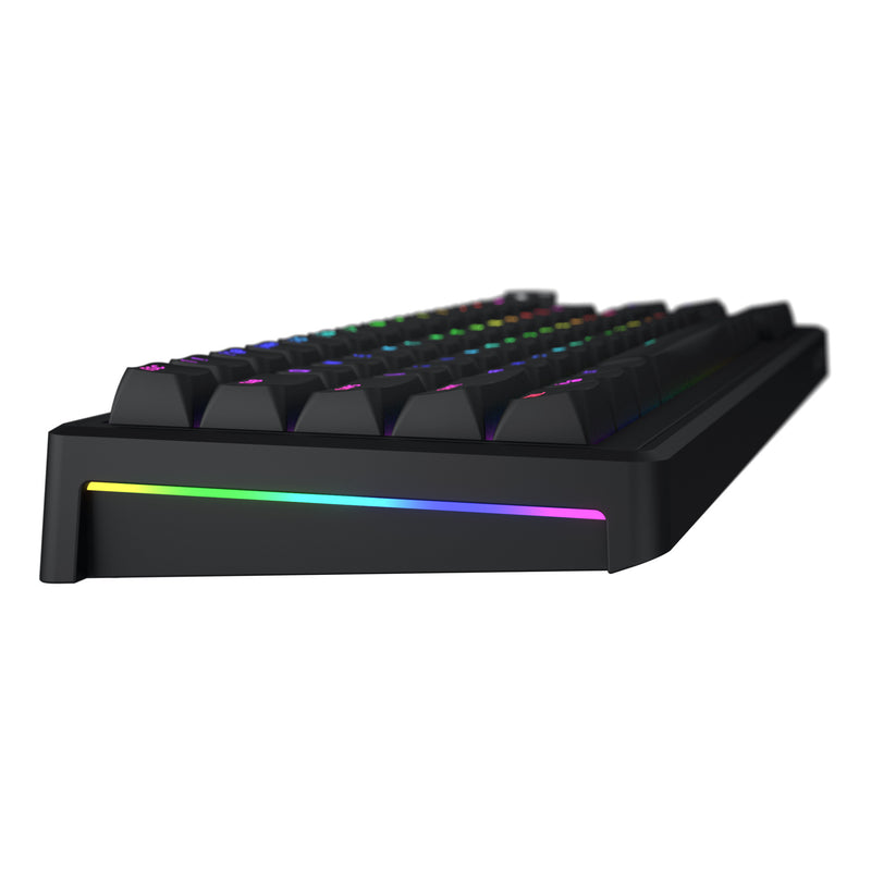 ギャラリービューアに画像をロードする, Hator skyfall wired rgb mechanisch gaming toetsenbord (zwart, us lay-out (qwerty), hator aurum sterling, 65%, rgb, double shot abs, hot-swap)