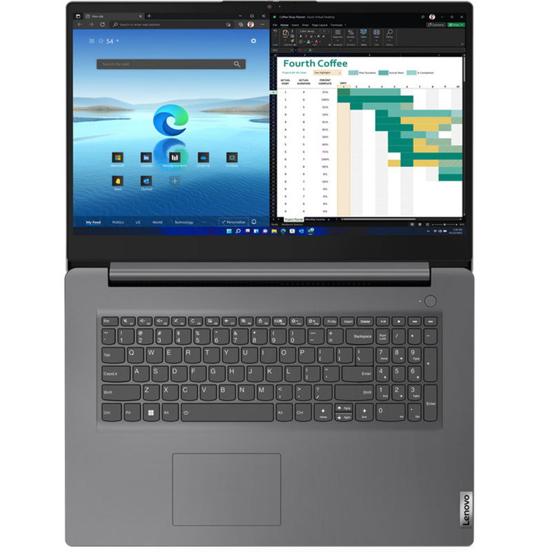 Afbeelding laden in galerijviewer, Lenovo v17 g4 (83a2004tmh) 17.3 laptop (grijs | i5-13420h | uhd graphics | 16 gb | 512 gb)
