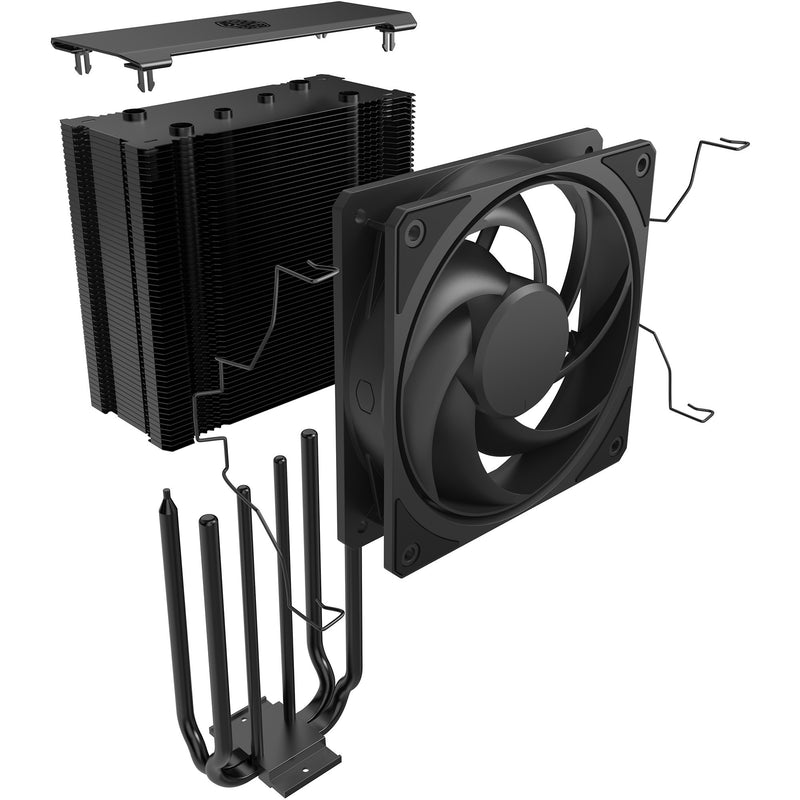 Load image into Gallery viewer, Cooler master hyper 212 3dhp black cpu-koeler (zwart)