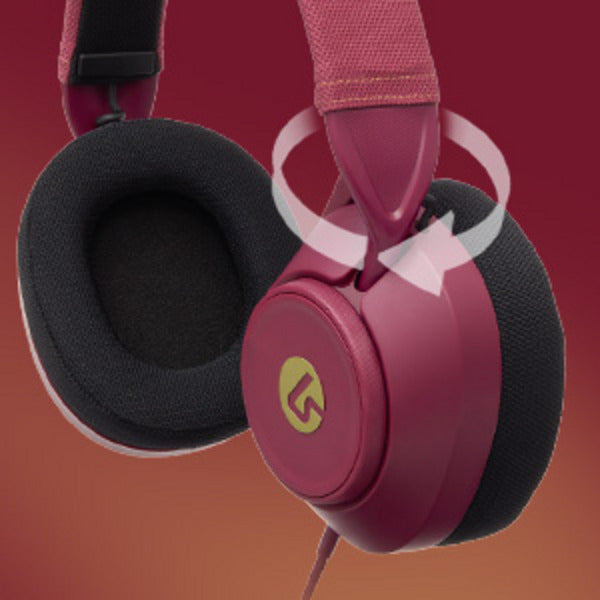 Afbeelding laden in galerijviewer, Powera lucidsound ls10x gen 2 bedrade gamingheadset voor xbox series x|s - robijn over-ear gaming headset (donkerrood, xbox series x|s, xbox one, pc)