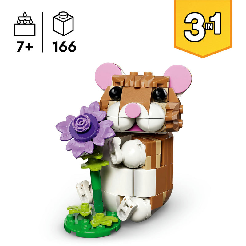 Chargez l'image dans la visionneuse de la galerie, Lego ® creator 3in1 schattige hamster met bloem - 31376