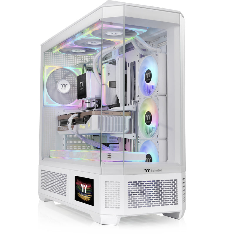 Load image into Gallery viewer, Thermaltake view 600 tg snow big tower behuizing (wit | 2x usb-a | 1x usb-c | tempered glass)