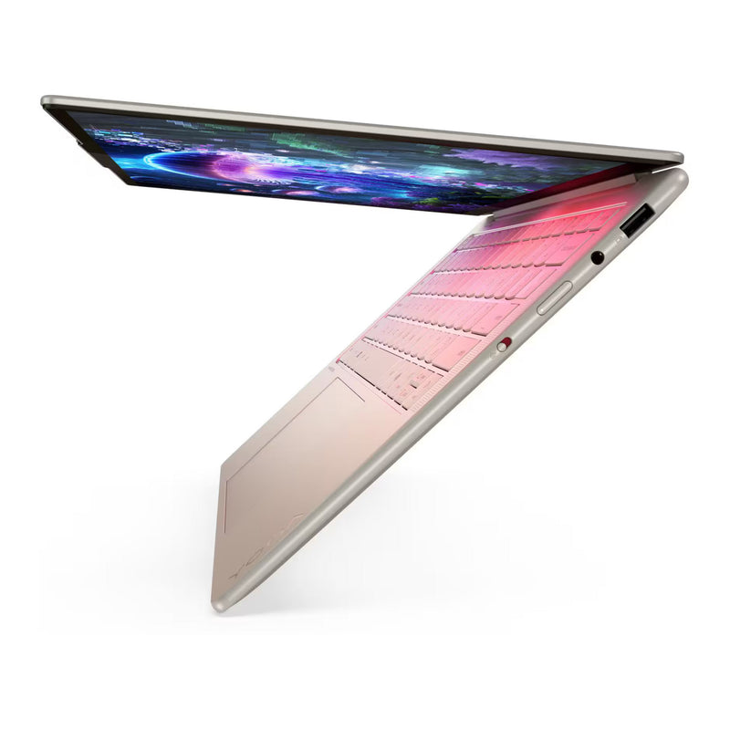 Afbeelding laden in galerijviewer, Lenovo yoga slim 7 14ill10 (83jx00f7mh) aura edition 14 copilot+ laptop (hoogglans wit | core ultra 5 226v | intel arc graphics 130v | 16 gb | 512 gb ssd)