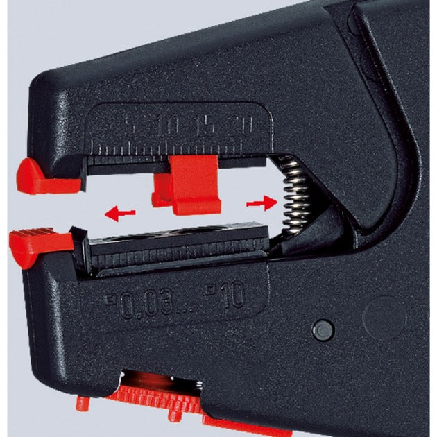 Load image into Gallery viewer, Knipex zelfinstellende afstriptang 1240200