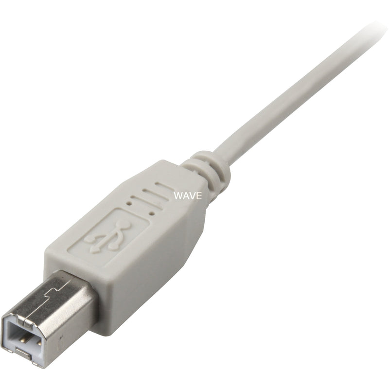 Load image into Gallery viewer, Sharkoon usb-a 2.0 > usb-b kabel (grijs, 0,5 meter)