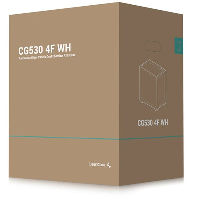 Chargez l'image dans la visionneuse de la galerie, Deepcool cg530 4f midi tower behuizing (wit | 2x usb-a | 1x usb-c | rgb | tempered glass)