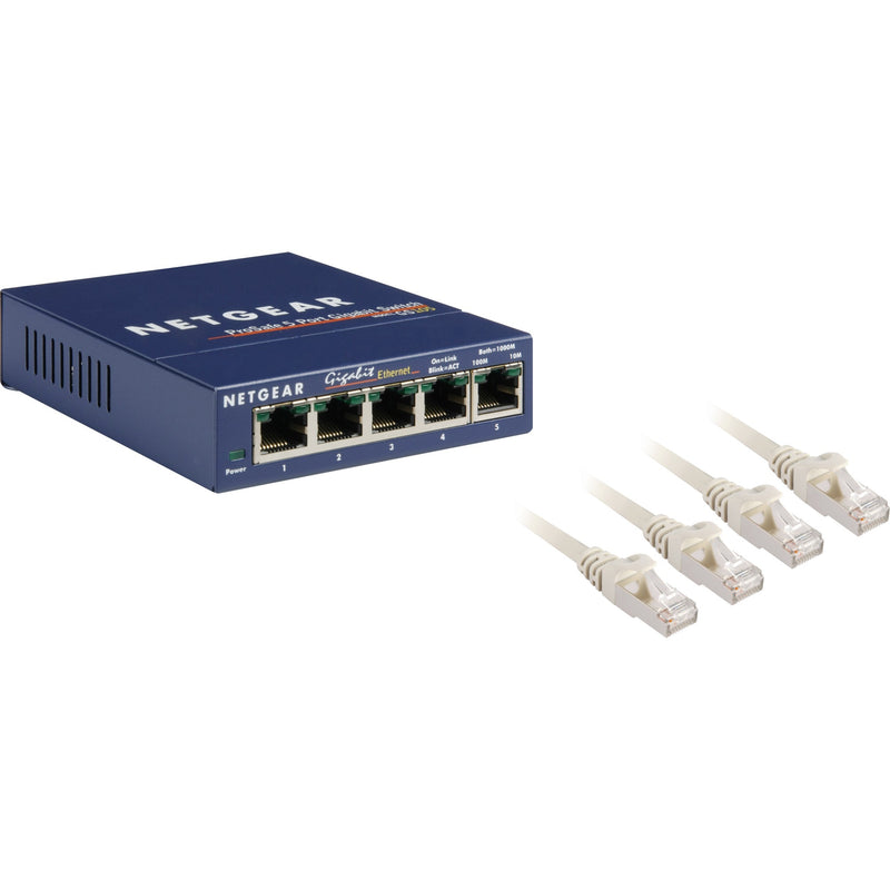 Load image into Gallery viewer, Netgear gs105ge switch (blauw, retail)