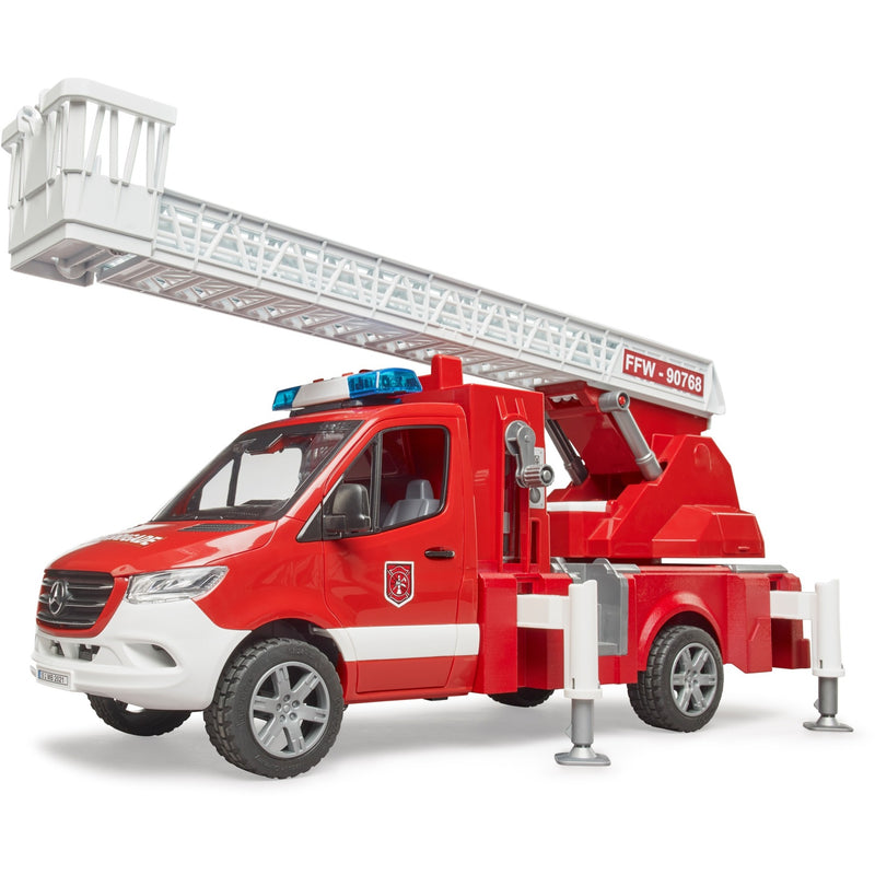 Load image into Gallery viewer, Bruder mb sprinter brandweerwagen met licht en geluid modelvoertuig (02673)