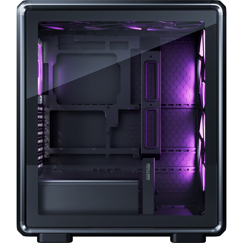 Load image into Gallery viewer, Cooler master masterframe 500 mesh argb midi tower behuizing (zwart | 2x usb-a | 1x usb-c | rgb | tempered glass)