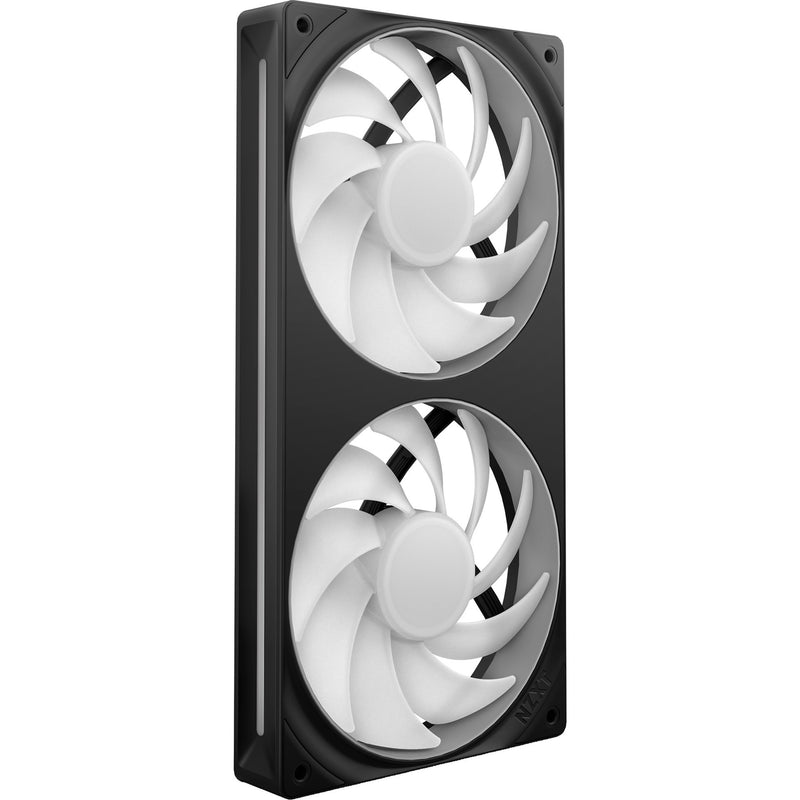Load image into Gallery viewer, Nzxt f280 rgb core case fans (zwart, 2 stuks, 280 x 140 x 26 mm)
