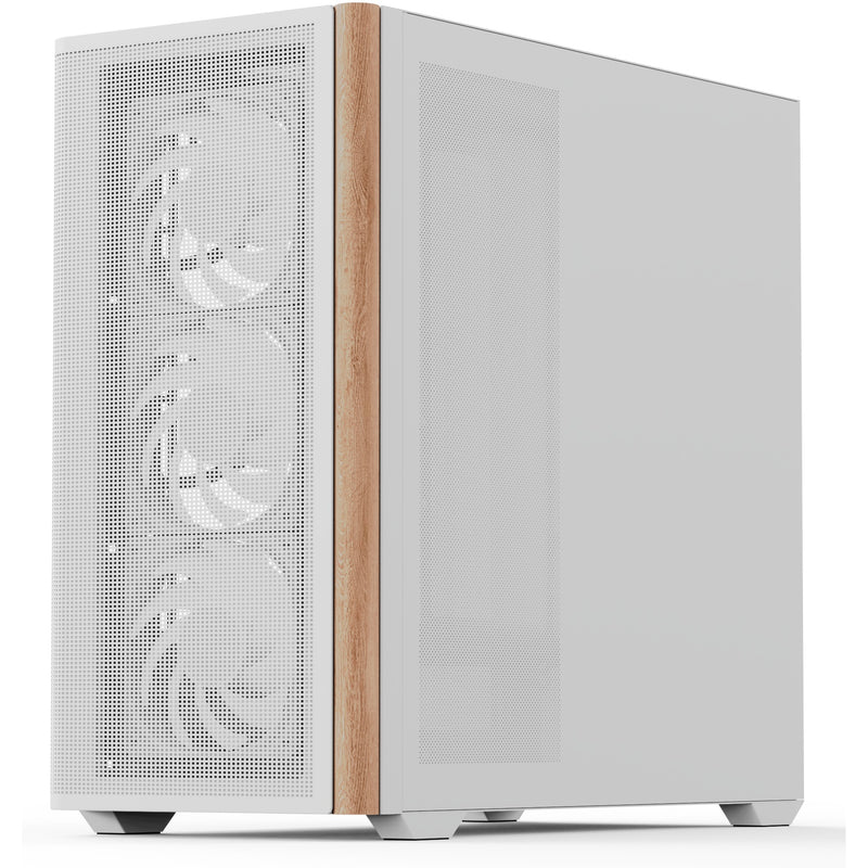 Load image into Gallery viewer, Aerocool b301a mini tower behuizing (wit | 1x usb-a | 1x usb-c | rgb)