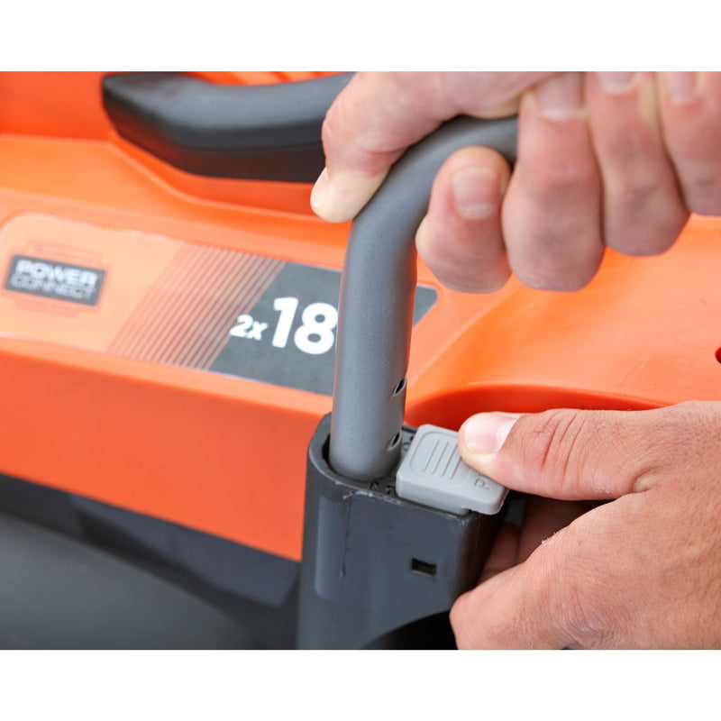 Afbeelding laden in galerijviewer, Black+decker bcmw3318l2-qw 2x 18v grasmaaier (oranje zwart, 2x 18v 2.5ah accu en oplader inbegrepen)
